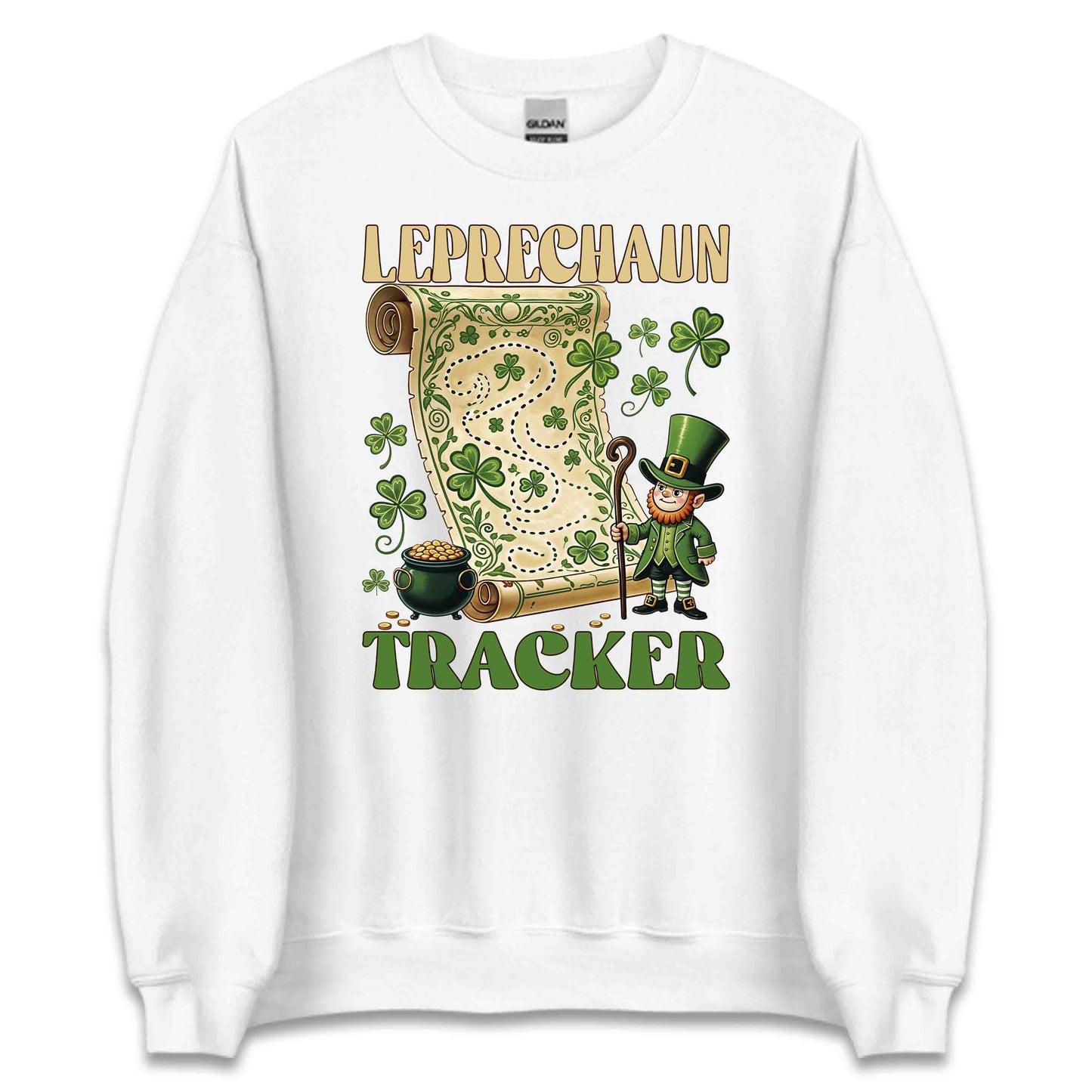 Leprechaun Tracker St. Patrick's Day Treasure Map Fun Irish Shamrock | PRODUCT CODE: LPRNUYERBXKJA
