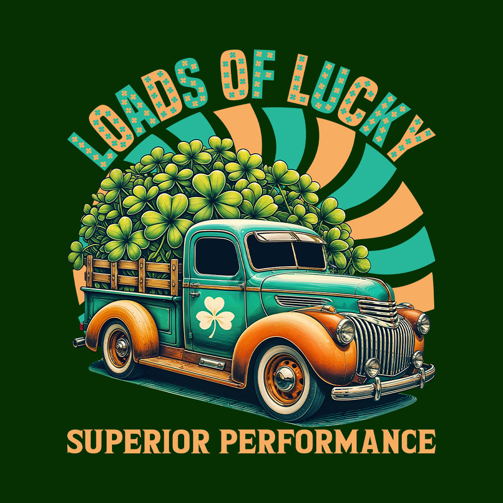 Vintage Clover Truck Retro Irish Charm Green Shamrock | PRODUCT CODE: VNGHERCLOVTU