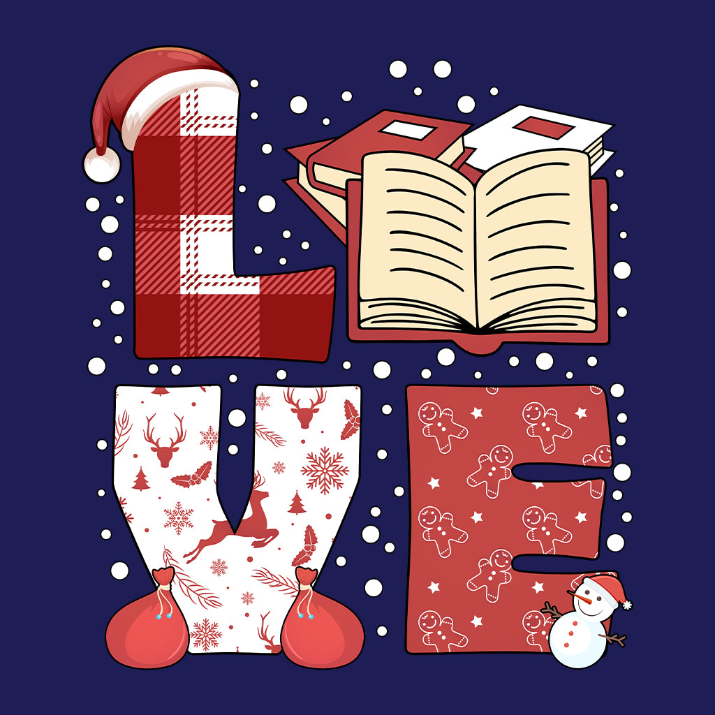 Love Christmas Books Merry Bookmas Festive Xmas Holiday Reading | PRODUCT CODE: LVCHTMZBKS