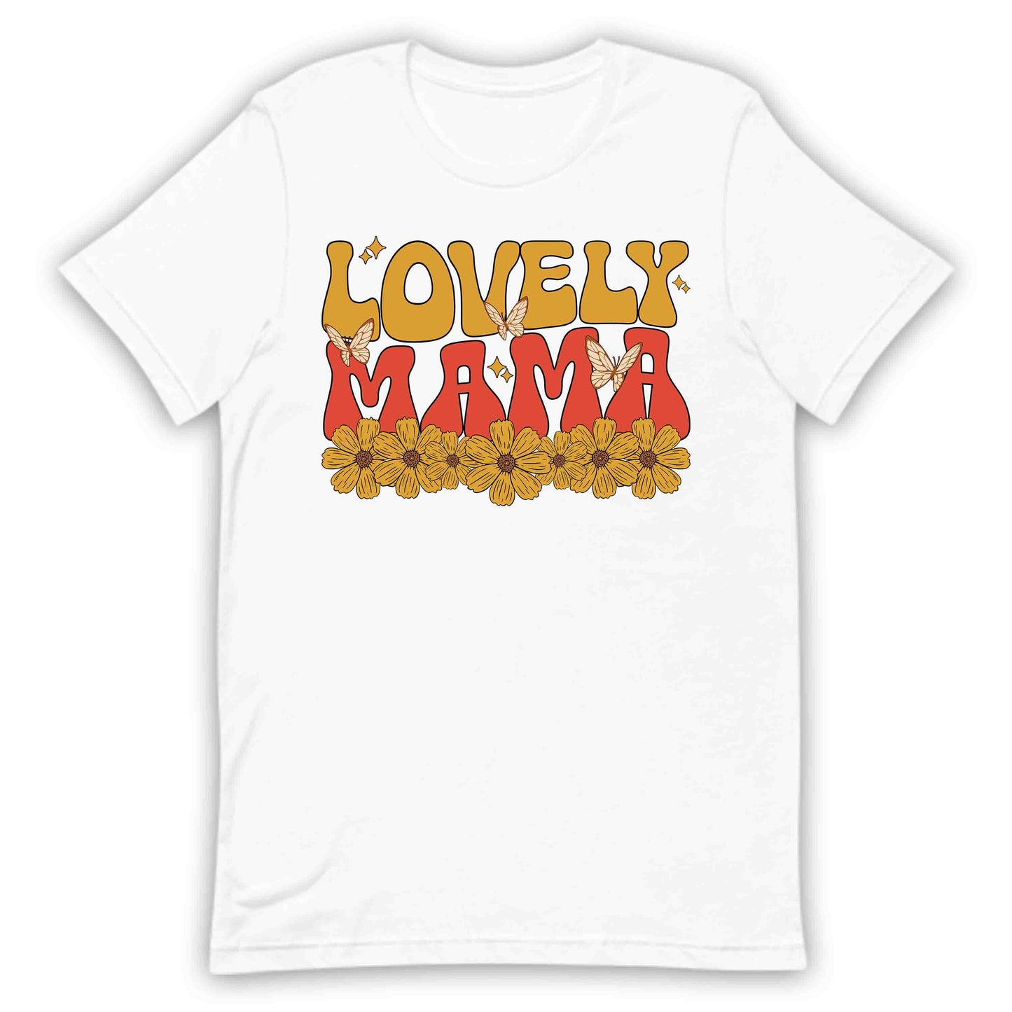 Lovely Mama Retro Floral Vintage Inspired Butterfly Mother's Day | PRODUCT CODE: LVMARTOFLONGP