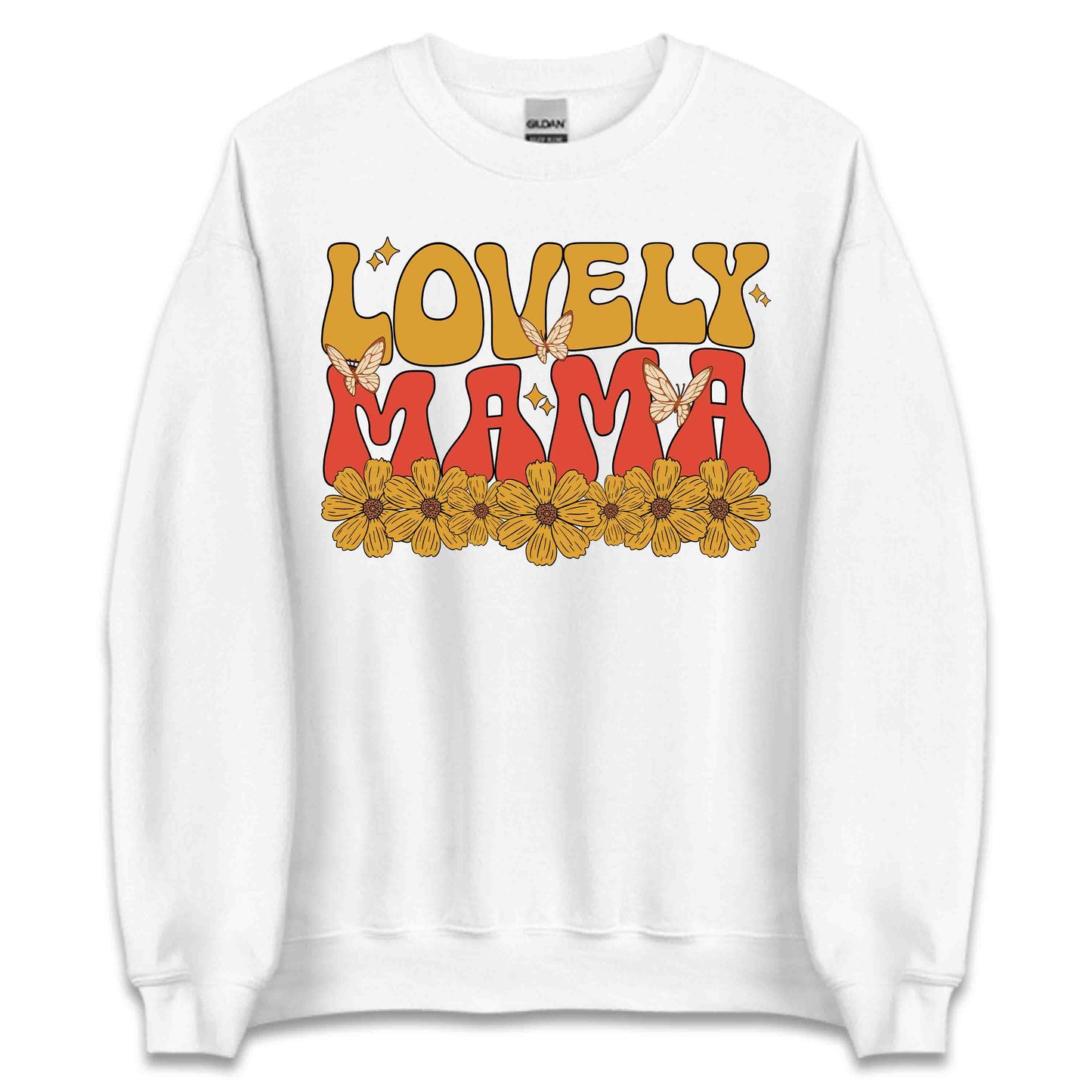 Lovely Mama Retro Floral Vintage Inspired Butterfly Mother's Day | PRODUCT CODE: LVMARTOFLONGP