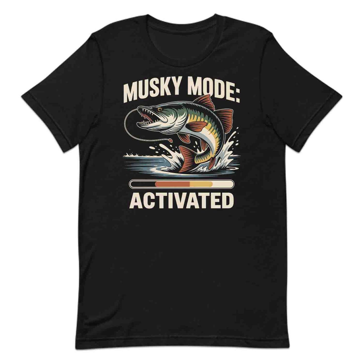 Musky Mode Fishing T-Shirt, Epic Catch Sweatshirt, Hardcore Angler Hoodie | PRODUCT CODE: MASDUCVKS