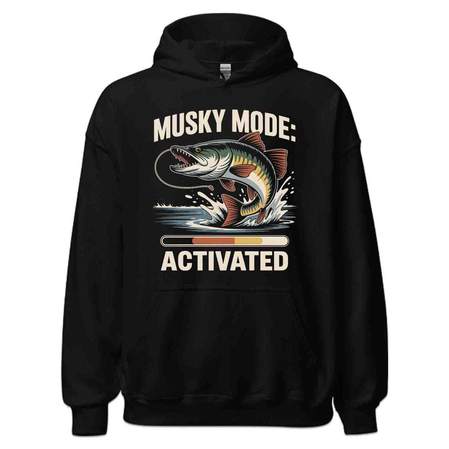 Musky Mode Fishing T-Shirt, Epic Catch Sweatshirt, Hardcore Angler Hoodie | PRODUCT CODE: MASDUCVKS
