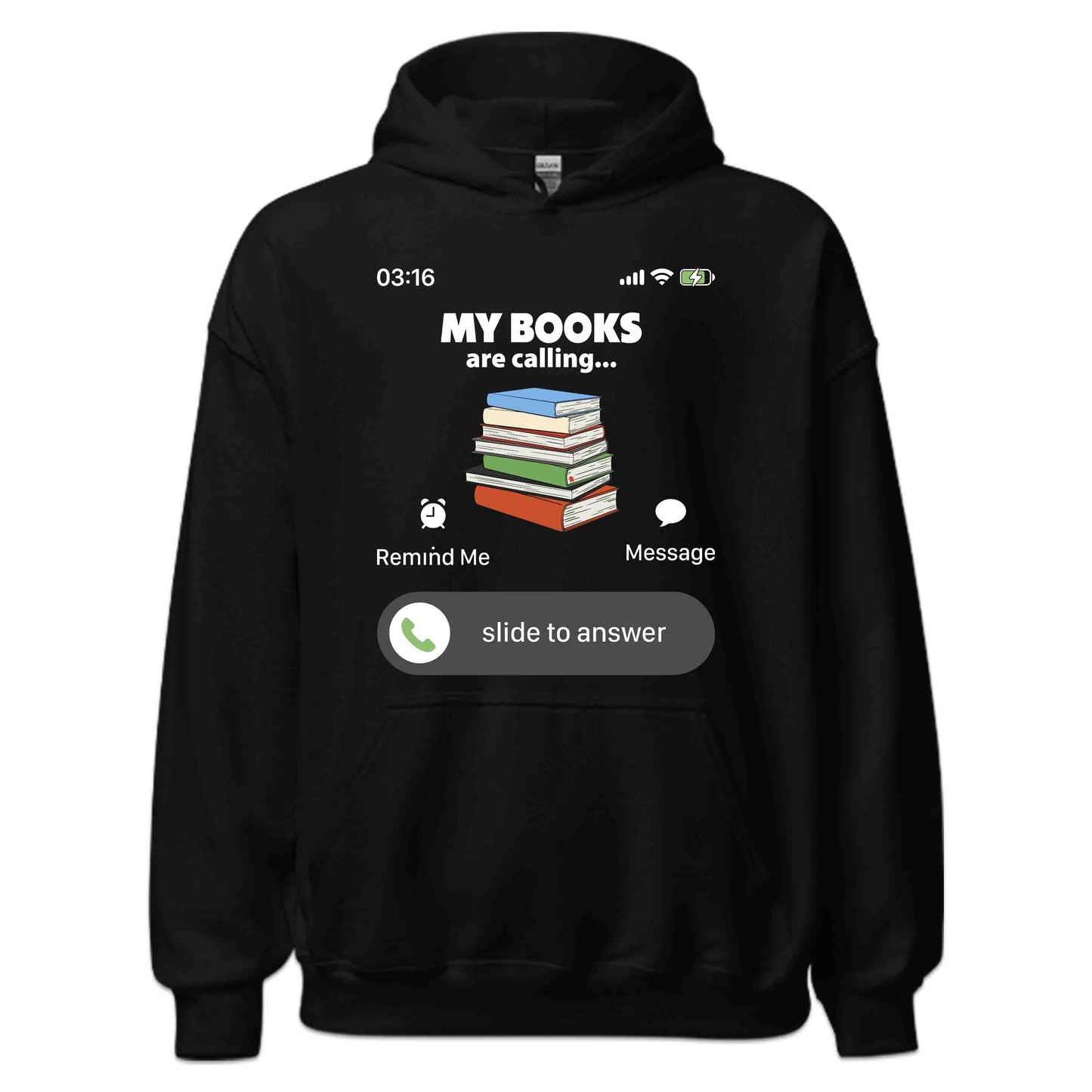 My Books Are Calling & I Must Read Funny Phone Call World Book Day Avid Readers | PRODUCT CODE: MBYKOARCLNG
