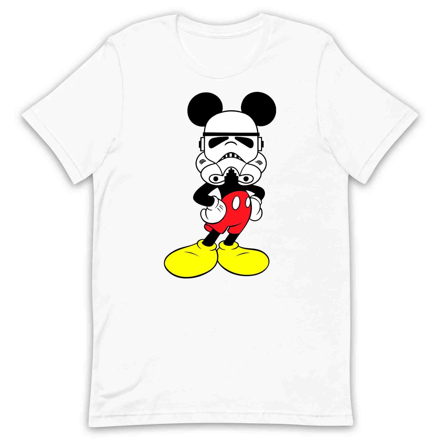 Mickey Mouse Stormtrooper Mashup T-Shirt | Star Wars & Disney Crossover Jumper | Disneyland Visitors and Galactic Empire Fans Hoodie | PRODUCT CODE: MCKHGSTRPOU