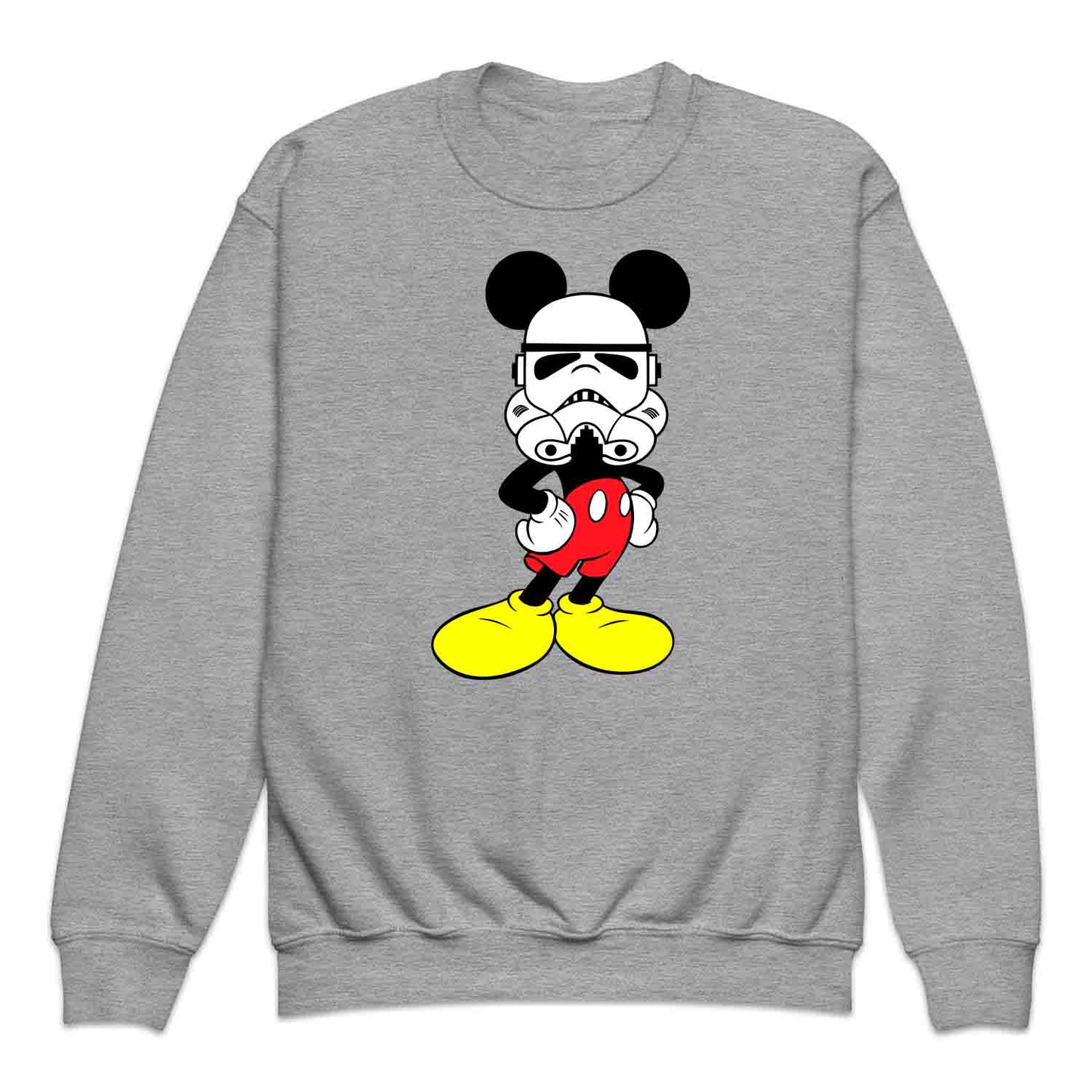 Mickey Mouse Stormtrooper Mashup Kids T-Shirt | Star Wars & Disney Crossover Jumper | Disneyland Visitors and Galactic Empire Fans Hoodie | PRODUCT CODE: MCKHGSTRPOU