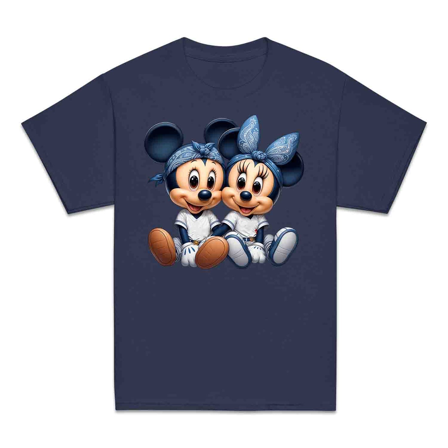 Mickey & Minnie Baseball Jersey Disney Kids T-Shirt | Cartoon Couple Jumper | Vintage Mouse Ears Hoodie | PRODUCT CODE: MCKTEUSPOA