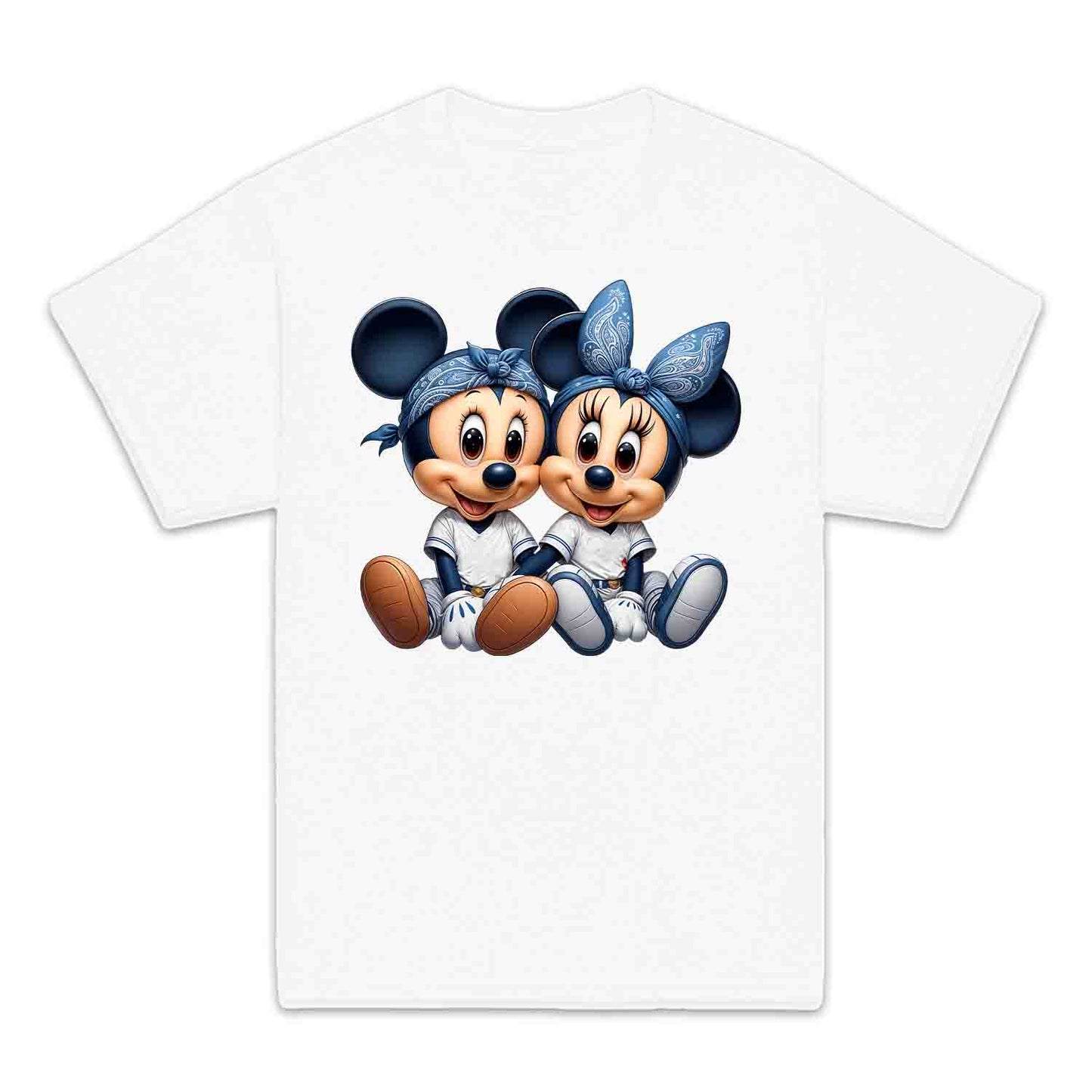 Mickey & Minnie Baseball Jersey Disney Kids T-Shirt | Cartoon Couple Jumper | Vintage Mouse Ears Hoodie | PRODUCT CODE: MCKTEUSPOA