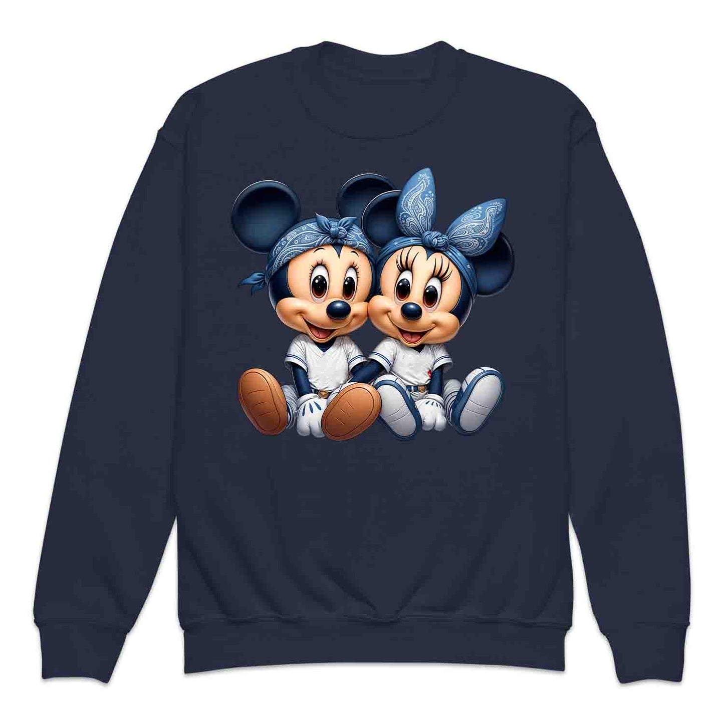 Mickey & Minnie Baseball Jersey Disney Kids T-Shirt | Cartoon Couple Jumper | Vintage Mouse Ears Hoodie | PRODUCT CODE: MCKTEUSPOA