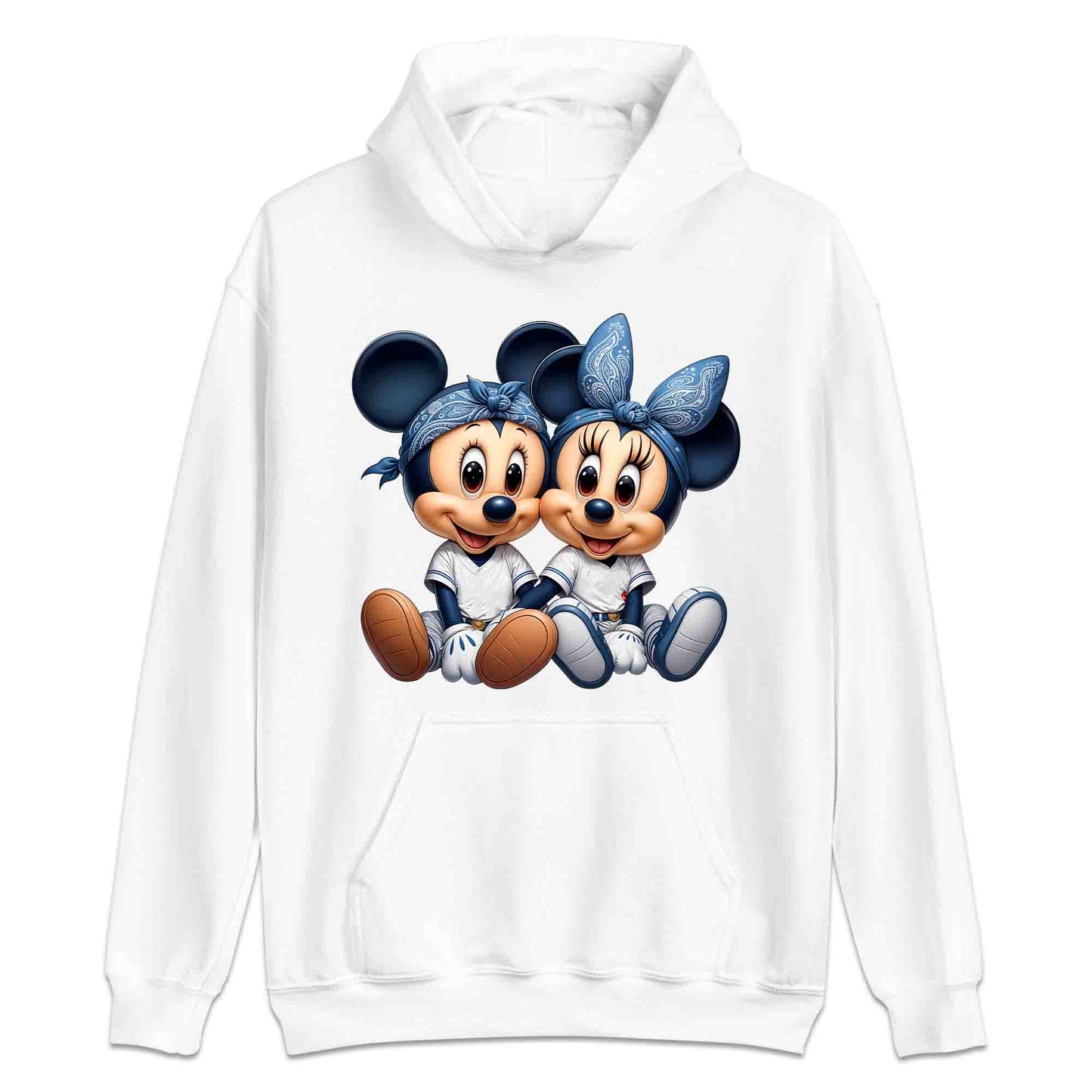 Mickey & Minnie Baseball Jersey Disney T-Shirt | Cartoon Couple Jumper | Vintage Mouse Ears Hoodie | PRODUCT CODE: MCKTEUSPOA