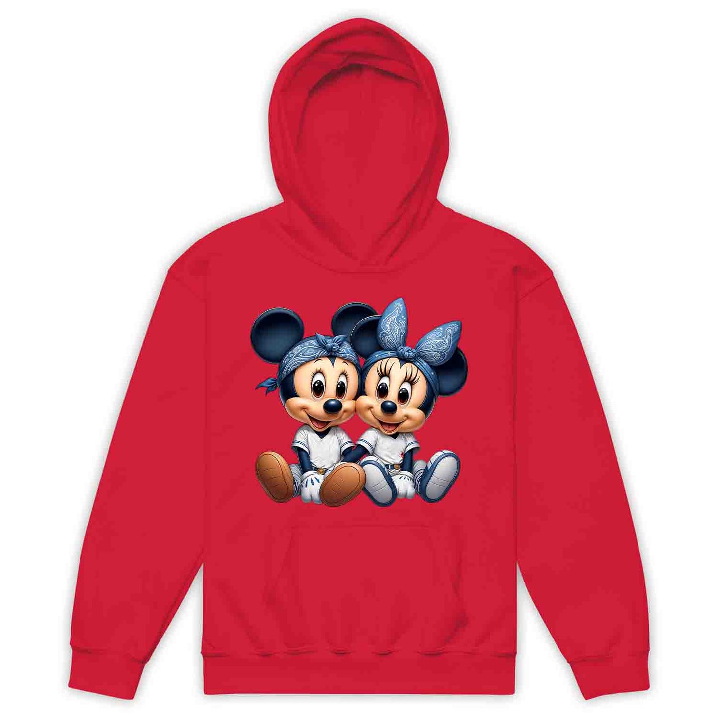 Mickey & Minnie Baseball Jersey Disney Kids T-Shirt | Cartoon Couple Jumper | Vintage Mouse Ears Hoodie | PRODUCT CODE: MCKTEUSPOA