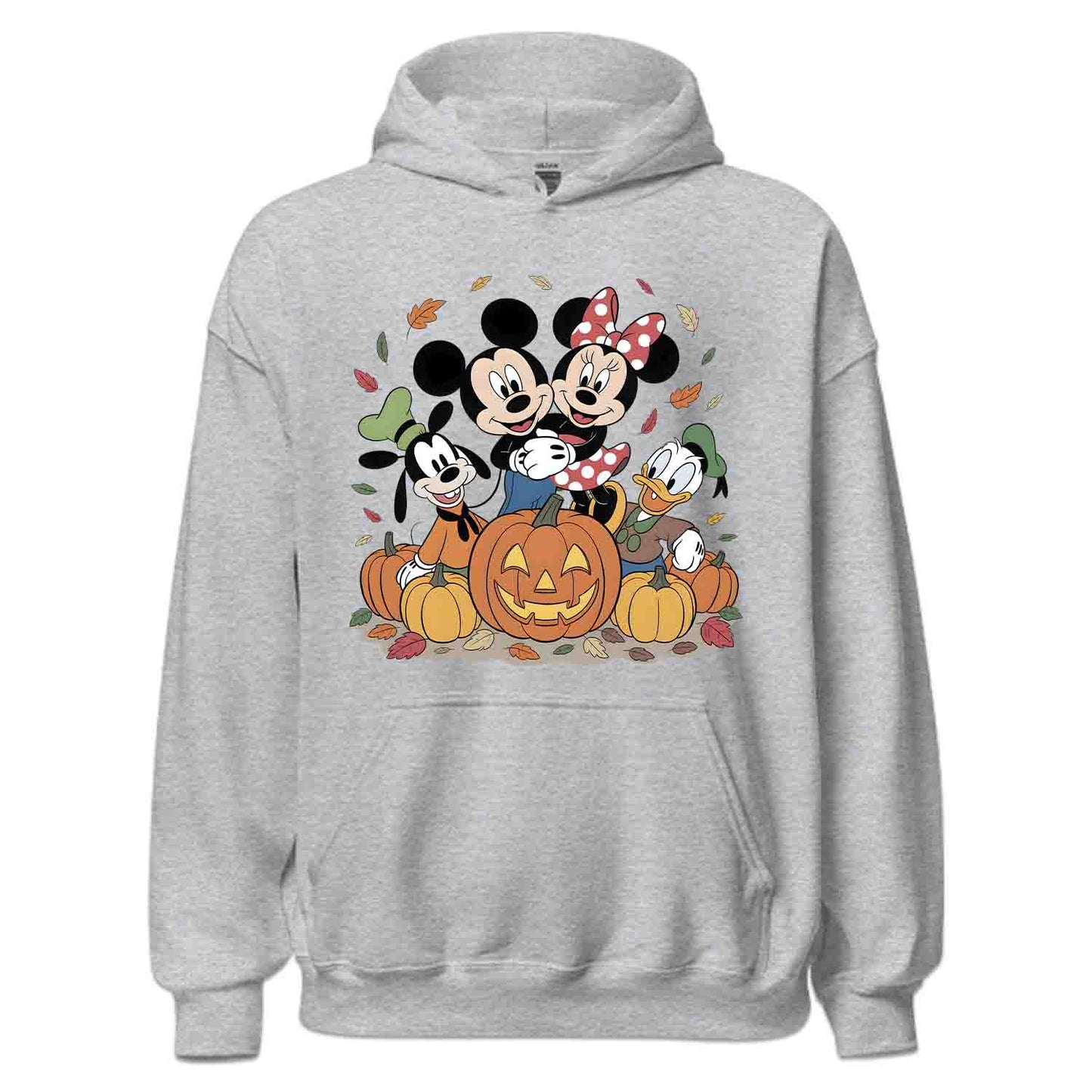Mickey Minnie Goofy Donald T-Shirt, Pumpkin Patch Sweatshirt, Disney Halloween Hoodie | PRODUCT CODE: MEWRHSGY