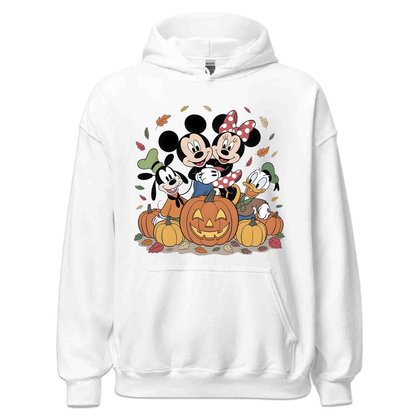 Mickey Minnie Goofy Donald T-Shirt, Pumpkin Patch Sweatshirt, Disney Halloween Hoodie | PRODUCT CODE: MEWRHSGY