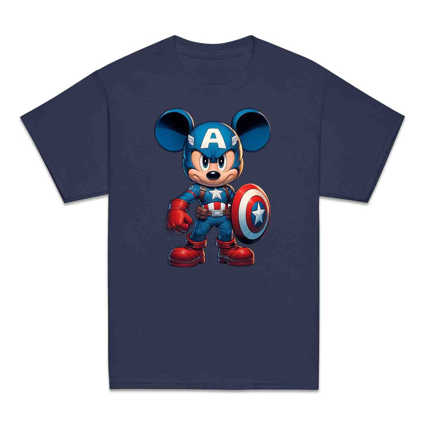 Mickey Captain America Shield Kids T-Shirt | Mickey Super Soldier Jumper | Disney x Marvel Crossover Hoodie | PRODUCT CODE: MIWQBEHDSYU
