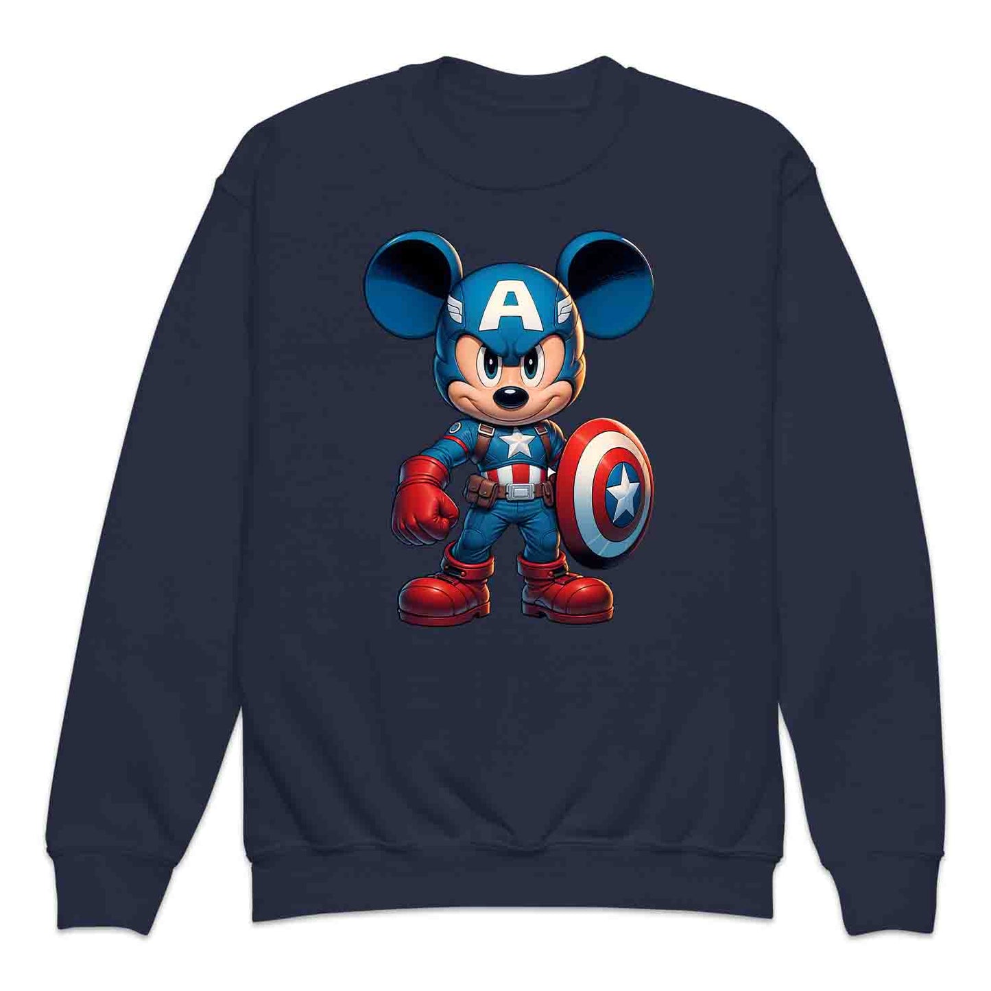 Mickey Captain America Shield Kids T-Shirt | Mickey Super Soldier Jumper | Disney x Marvel Crossover Hoodie | PRODUCT CODE: MIWQBEHDSYU