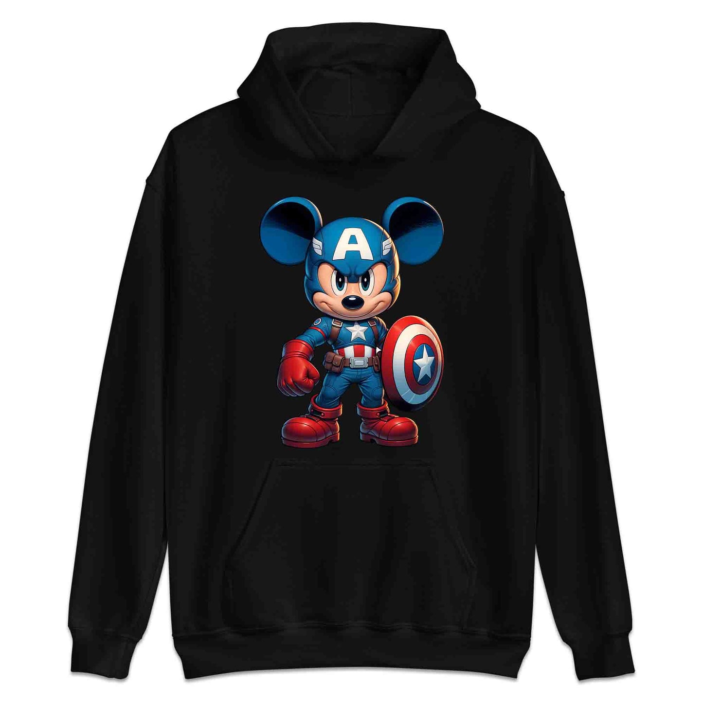 Mickey Captain America Shield T-Shirt | Mickey Super Soldier Jumper | Disney x Marvel Crossover Hoodie | PRODUCT CODE: MIWQBEHDSYU