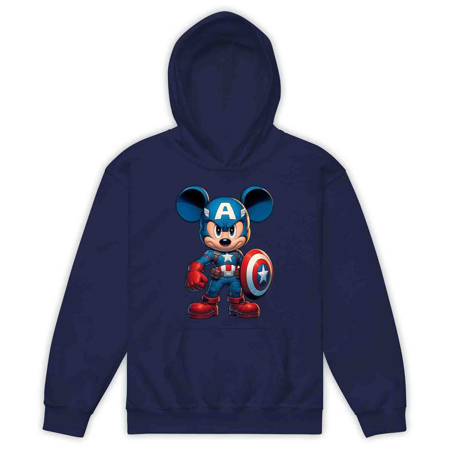 Mickey Captain America Shield Kids T-Shirt | Mickey Super Soldier Jumper | Disney x Marvel Crossover Hoodie | PRODUCT CODE: MIWQBEHDSYU