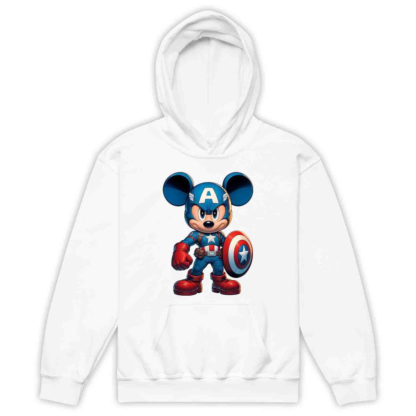 Mickey Captain America Shield Kids T-Shirt | Mickey Super Soldier Jumper | Disney x Marvel Crossover Hoodie | PRODUCT CODE: MIWQBEHDSYU