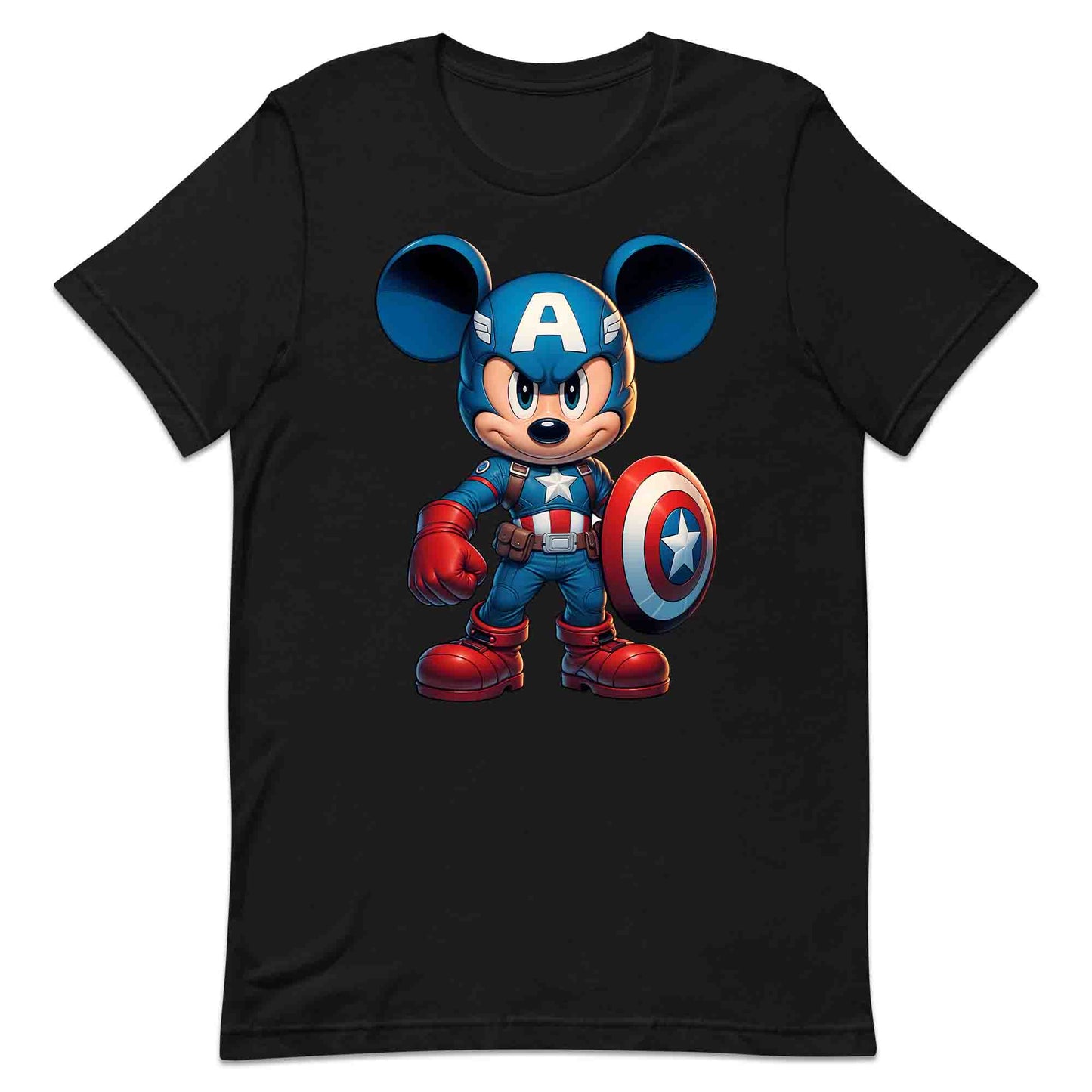 Mickey Captain America Shield T-Shirt | Mickey Super Soldier Jumper | Disney x Marvel Crossover Hoodie | PRODUCT CODE: MIWQBEHDSYU