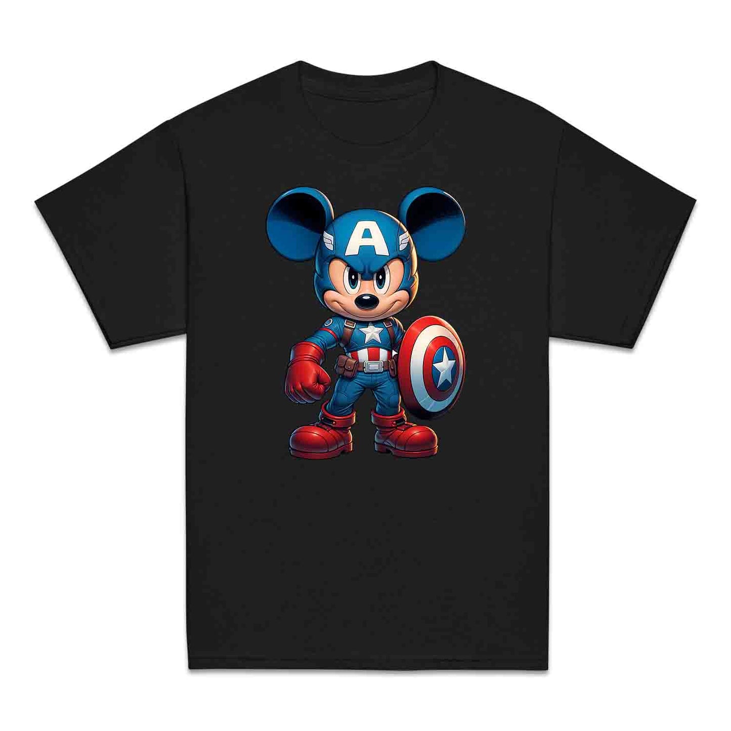 Mickey Captain America Shield Kids T-Shirt | Mickey Super Soldier Jumper | Disney x Marvel Crossover Hoodie | PRODUCT CODE: MIWQBEHDSYU