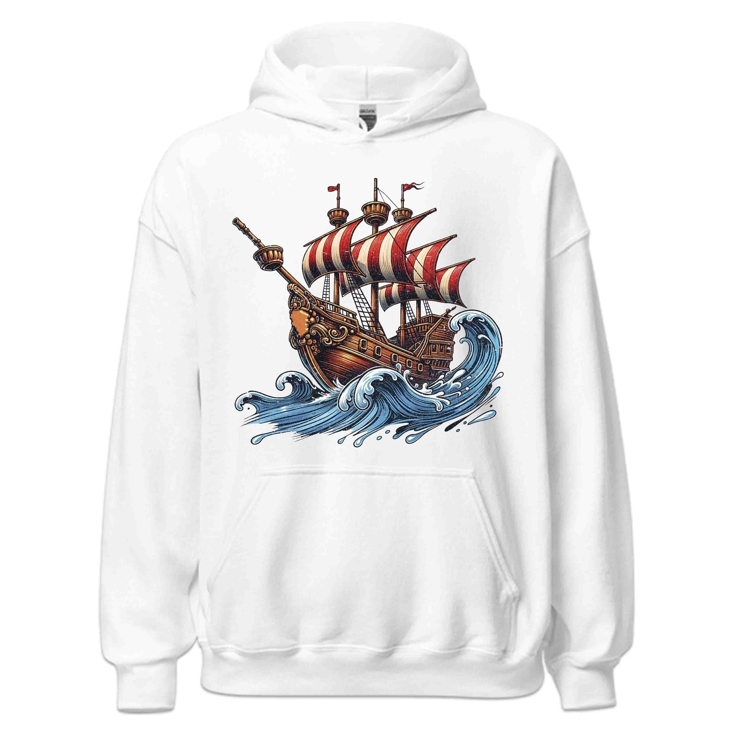 Majestic Pirate Ship Nautical Vintage Ocean Teasure Ship Adventure | PRODUCT CODE: MJTCPRSHNUTE