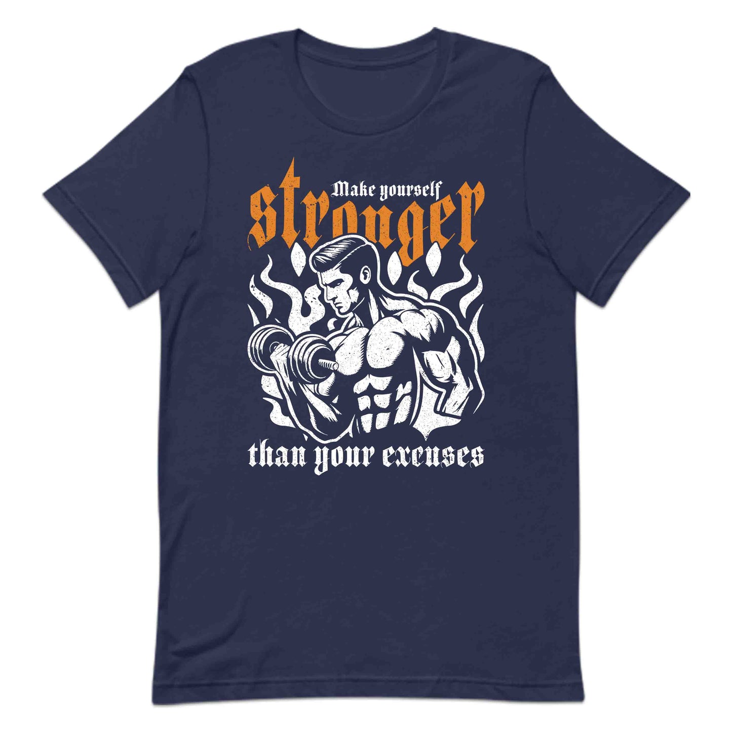 Make Yourself Stronger Than Your Excuses Gym Fitness Inspirational | PRODUCT CODE: MKYRSFLRNGEX