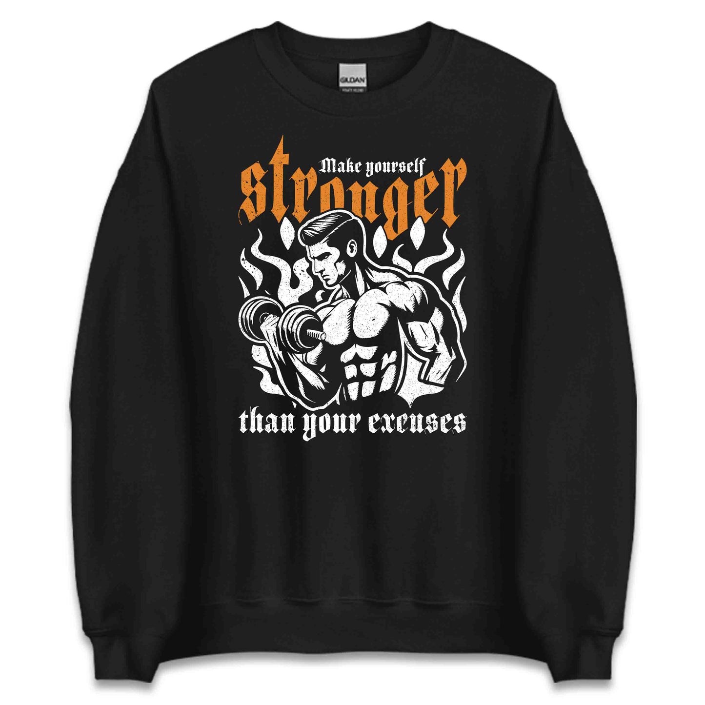 Make Yourself Stronger Than Your Excuses Gym Fitness Inspirational | PRODUCT CODE: MKYRSFLRNGEX