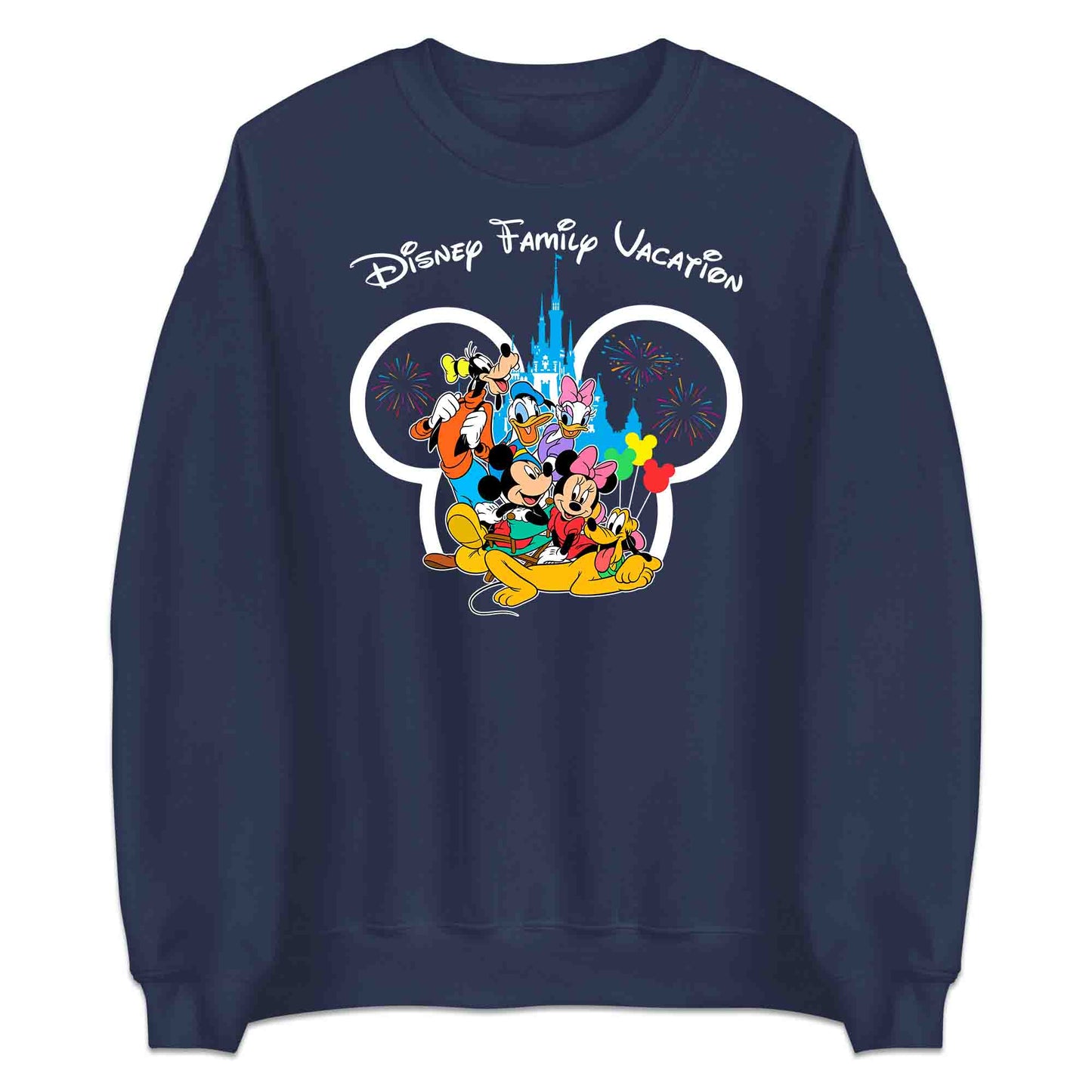 Mickey & Friends Family Vacation T-Shirt, Matching Disney Trip Jumper & Hoodie – Magical Travel Apparel | PRODUCT CODE: MNBSFIW
