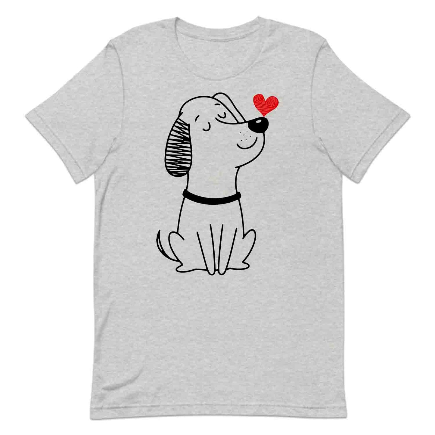 Minimalist Dog Drawing T-Shirt, Sweatshirt, Hoodie – Cute Puppy & Happy Pet Lover Vibes | PRODUCT CODE: MNSTDOGWAH