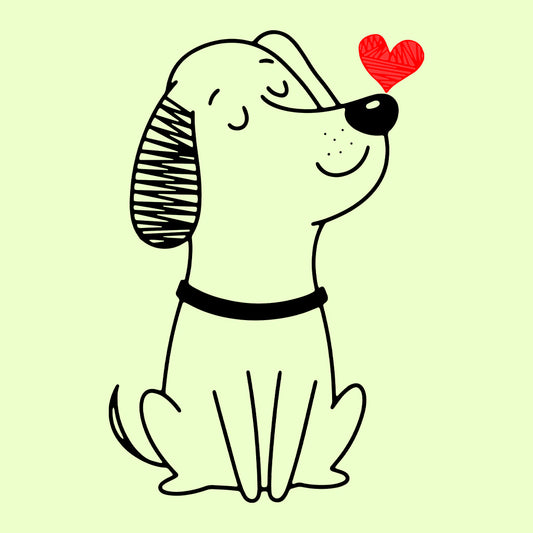 Minimalist Dog Drawing T-Shirt, Sweatshirt, Hoodie – Cute Puppy & Happy Pet Lover Vibes | PRODUCT CODE: MNSTDOGWAH