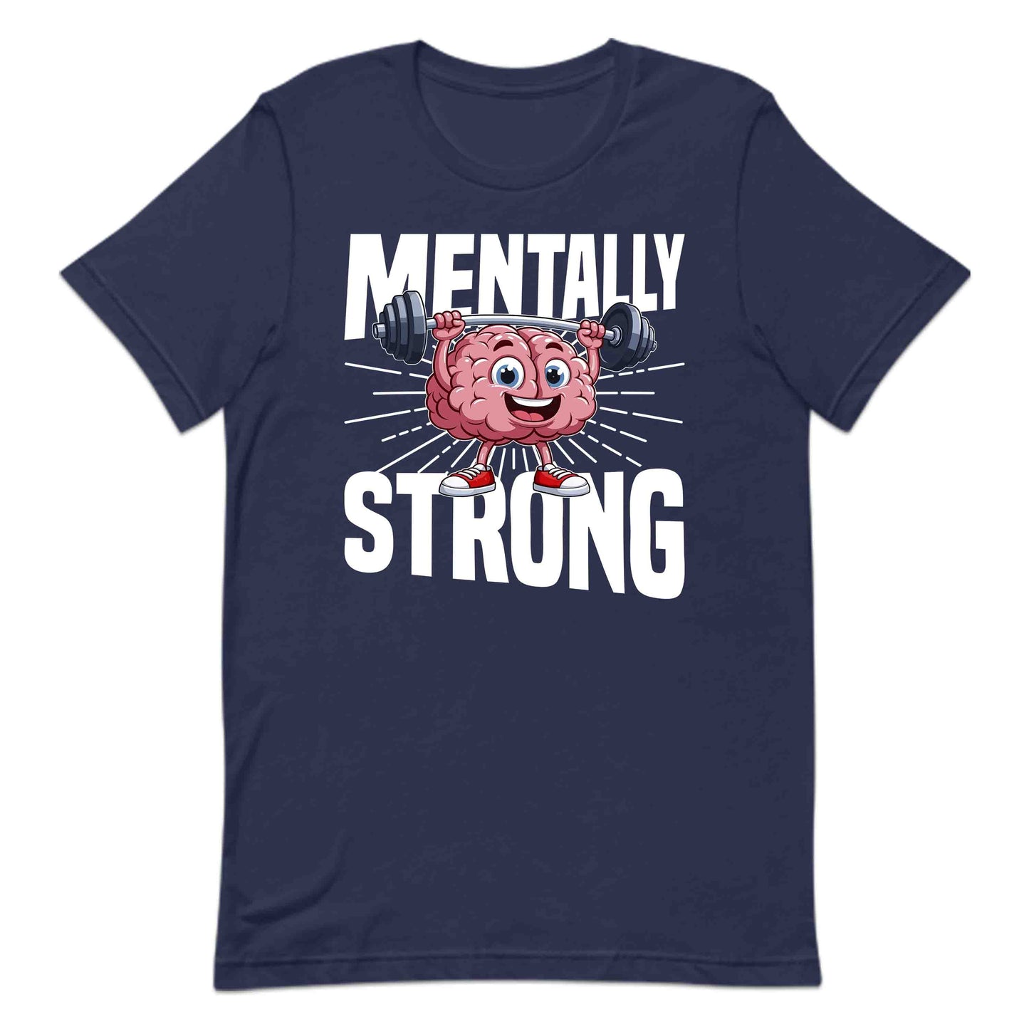 Mentally Strong Gym Enthusiasts Brain Lifting Weights | PRODUCT CODE: MNTBRAGENUTS