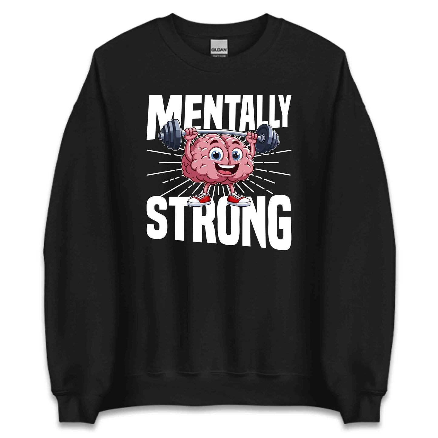 Mentally Strong Gym Enthusiasts Brain Lifting Weights | PRODUCT CODE: MNTBRAGENUTS