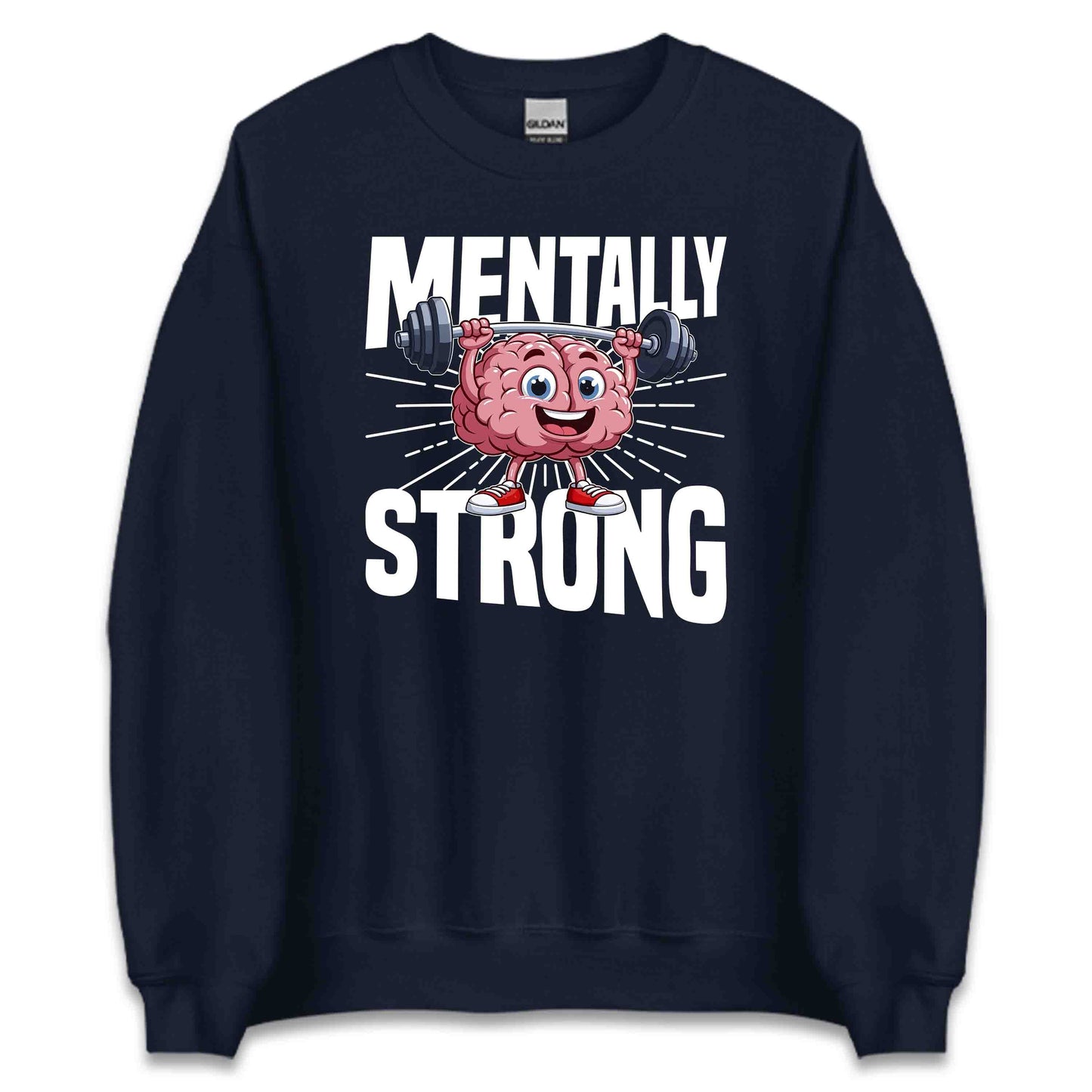 Mentally Strong Gym Enthusiasts Brain Lifting Weights | PRODUCT CODE: MNTBRAGENUTS