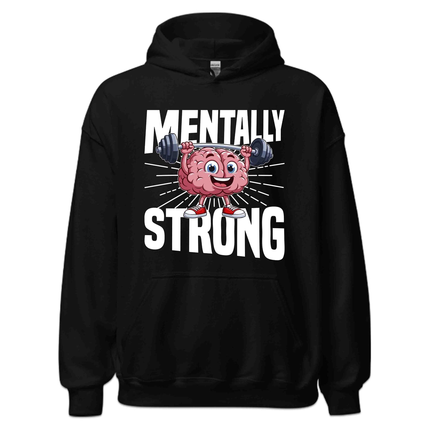 Mentally Strong Gym Enthusiasts Brain Lifting Weights | PRODUCT CODE: MNTBRAGENUTS