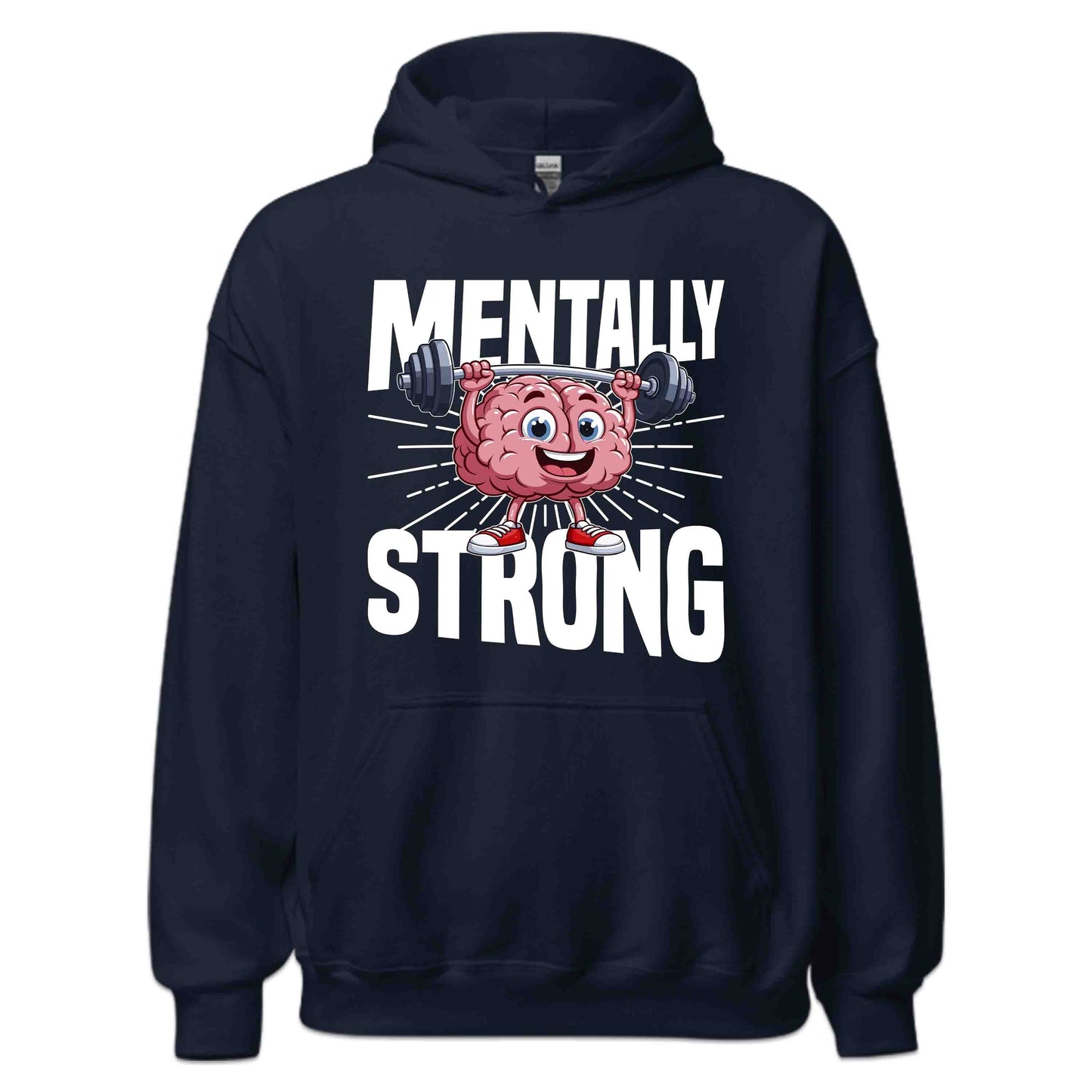 Mentally Strong Gym Enthusiasts Brain Lifting Weights | PRODUCT CODE: MNTBRAGENUTS