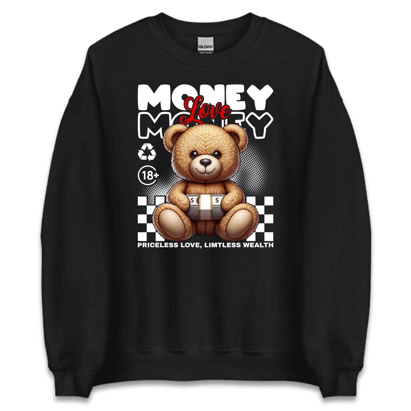 Money Love Teddy Bear with Cash Entrepreneurs and Dreamers | PRODUCT CODE: MNYLVBREYDC