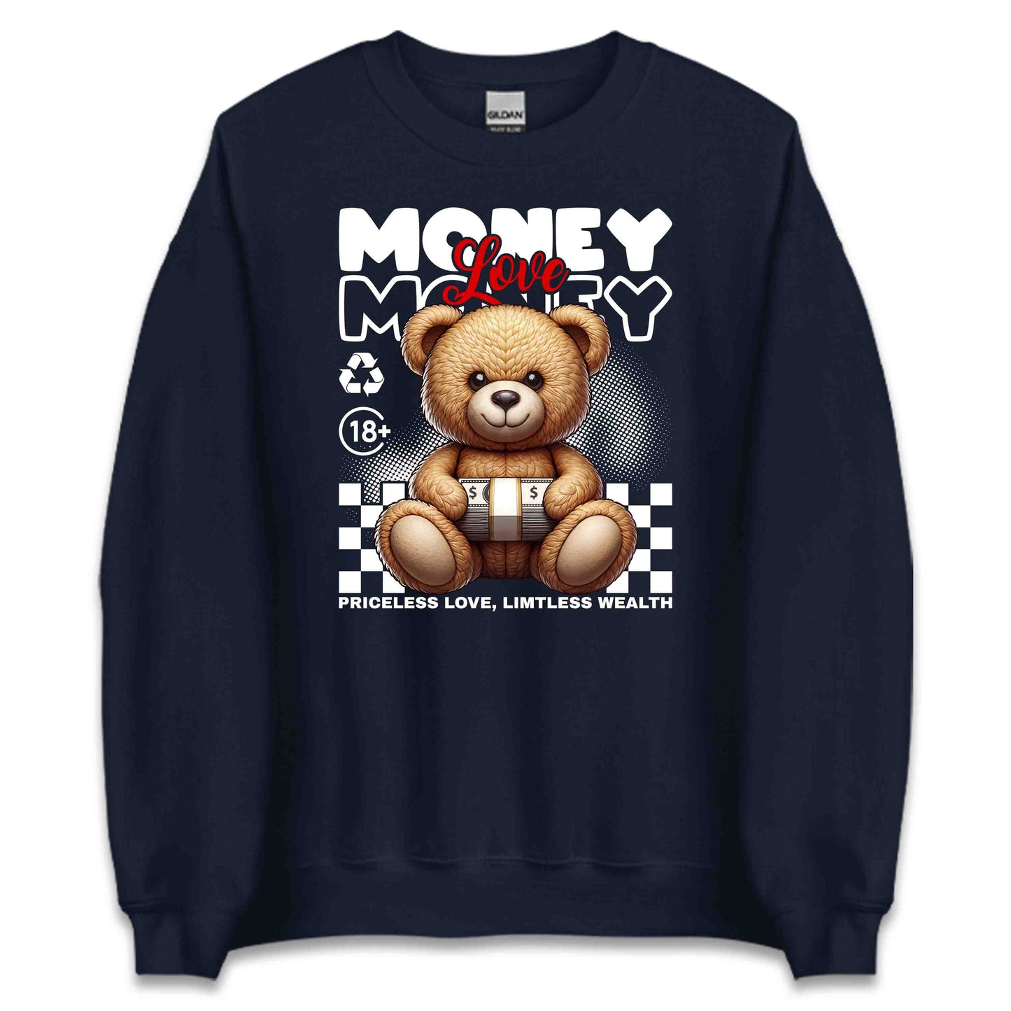 Money Love Teddy Bear with Cash Entrepreneurs and Dreamers | PRODUCT CODE: MNYLVBREYDC