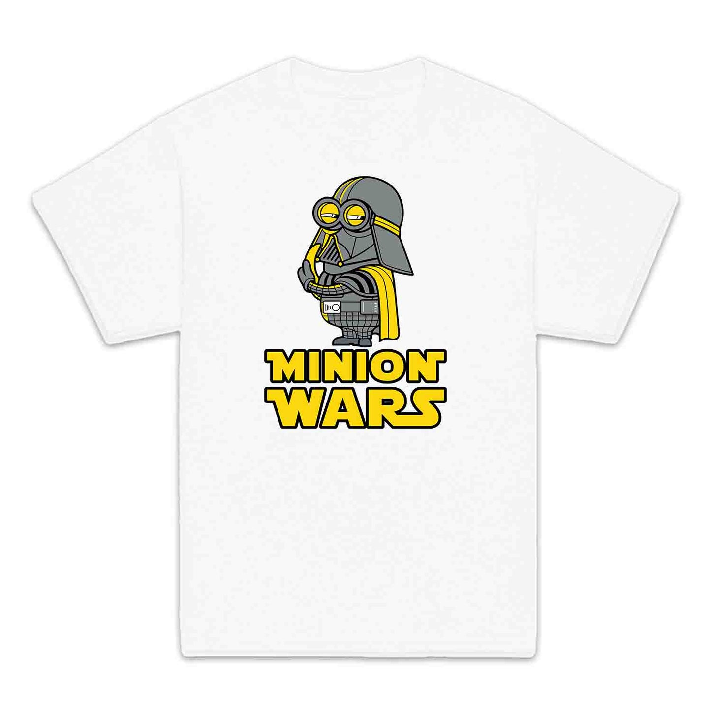Funny Darth Vader Minion Kids T-Shirt, Hoodie & Jumper – Star Wars x Minions Crossover Gift | PRODUCT CODE: MQWENMS