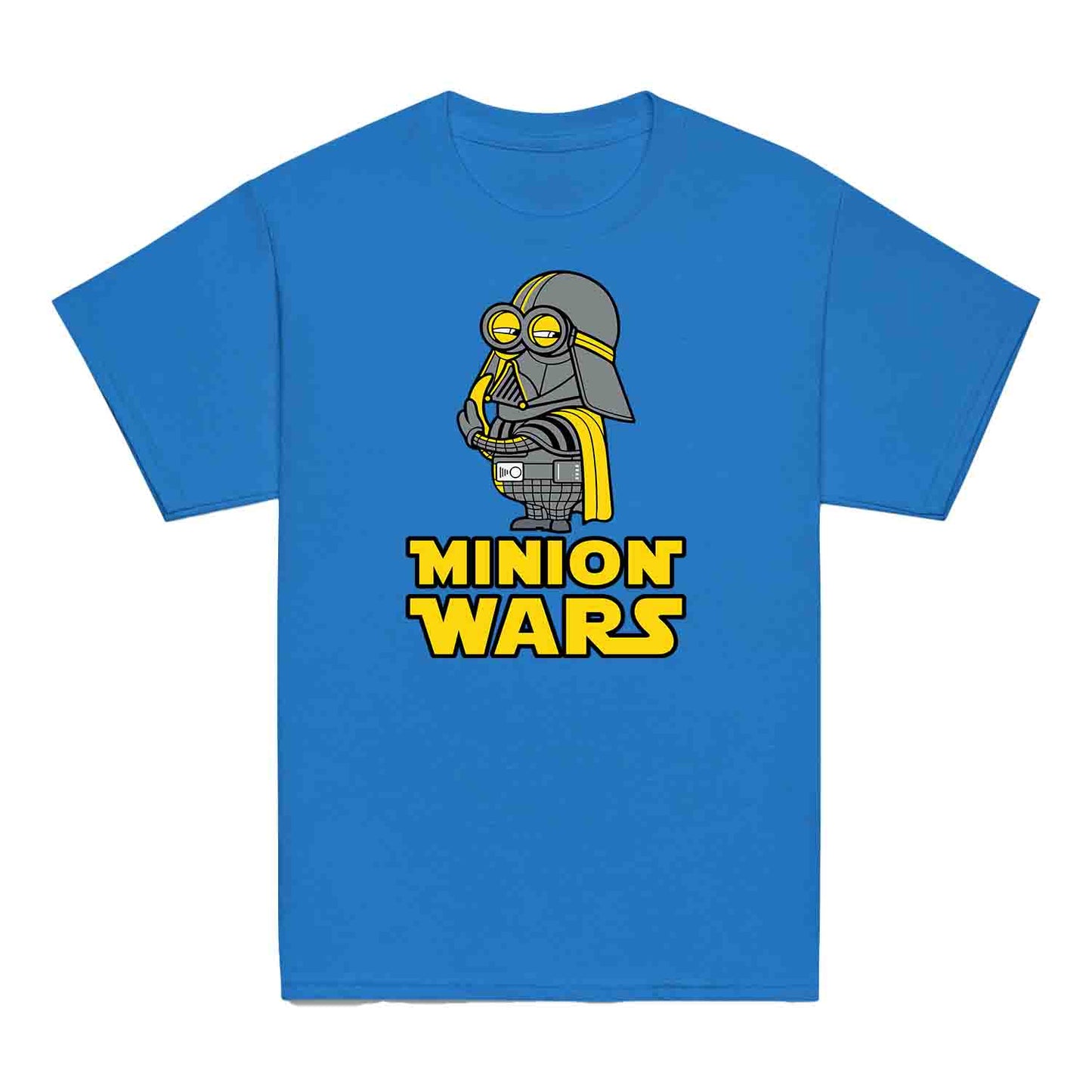 Funny Darth Vader Minion Kids T-Shirt, Hoodie & Jumper – Star Wars x Minions Crossover Gift | PRODUCT CODE: MQWENMS