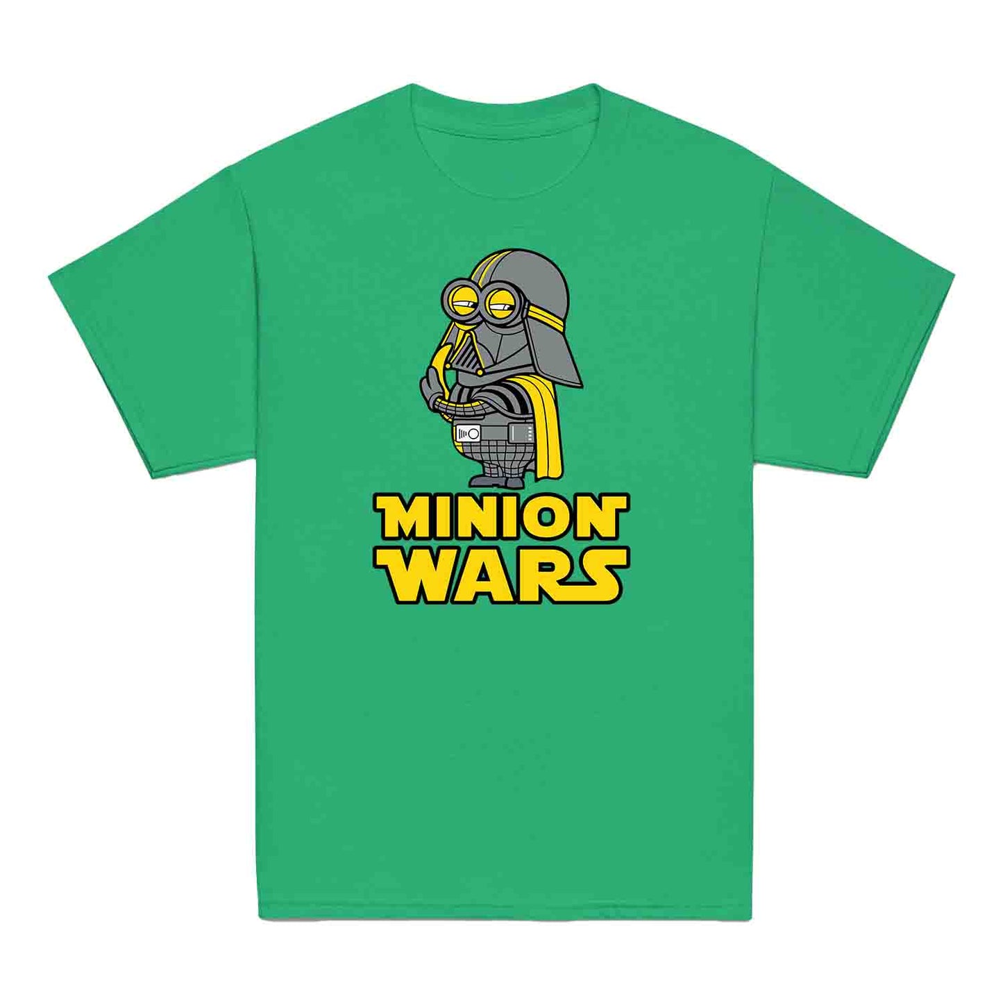 Funny Darth Vader Minion Kids T-Shirt, Hoodie & Jumper – Star Wars x Minions Crossover Gift | PRODUCT CODE: MQWENMS