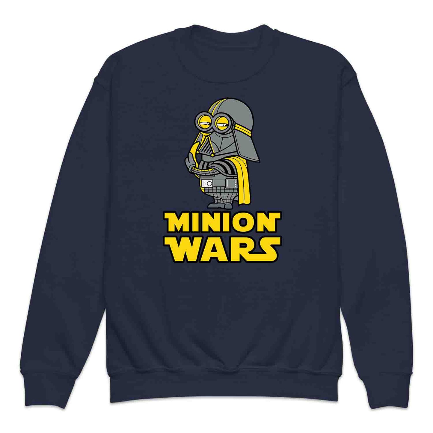 Funny Darth Vader Minion Kids T-Shirt, Hoodie & Jumper – Star Wars x Minions Crossover Gift | PRODUCT CODE: MQWENMS
