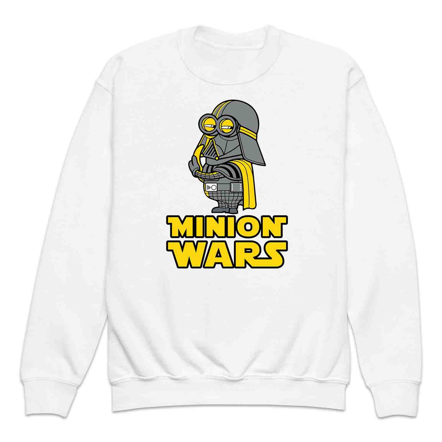 Funny Darth Vader Minion Kids T-Shirt, Hoodie & Jumper – Star Wars x Minions Crossover Gift | PRODUCT CODE: MQWENMS