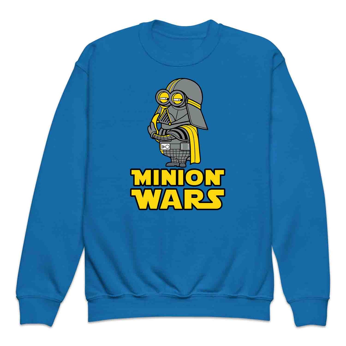 Funny Darth Vader Minion Kids T-Shirt, Hoodie & Jumper – Star Wars x Minions Crossover Gift | PRODUCT CODE: MQWENMS