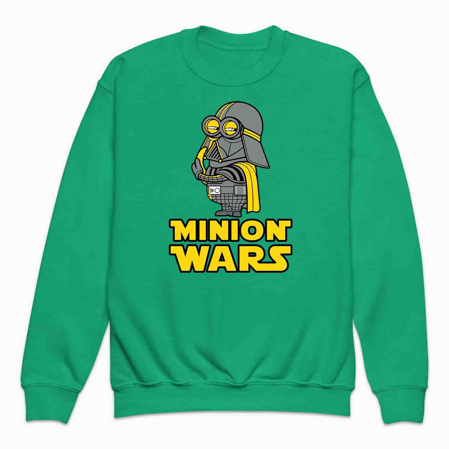 Funny Darth Vader Minion Kids T-Shirt, Hoodie & Jumper – Star Wars x Minions Crossover Gift | PRODUCT CODE: MQWENMS