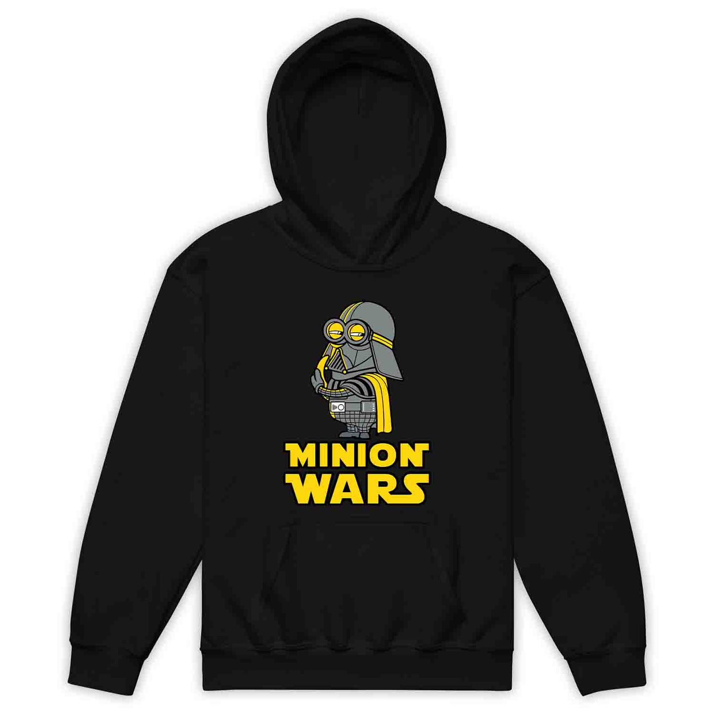 Funny Darth Vader Minion Kids T-Shirt, Hoodie & Jumper – Star Wars x Minions Crossover Gift | PRODUCT CODE: MQWENMS
