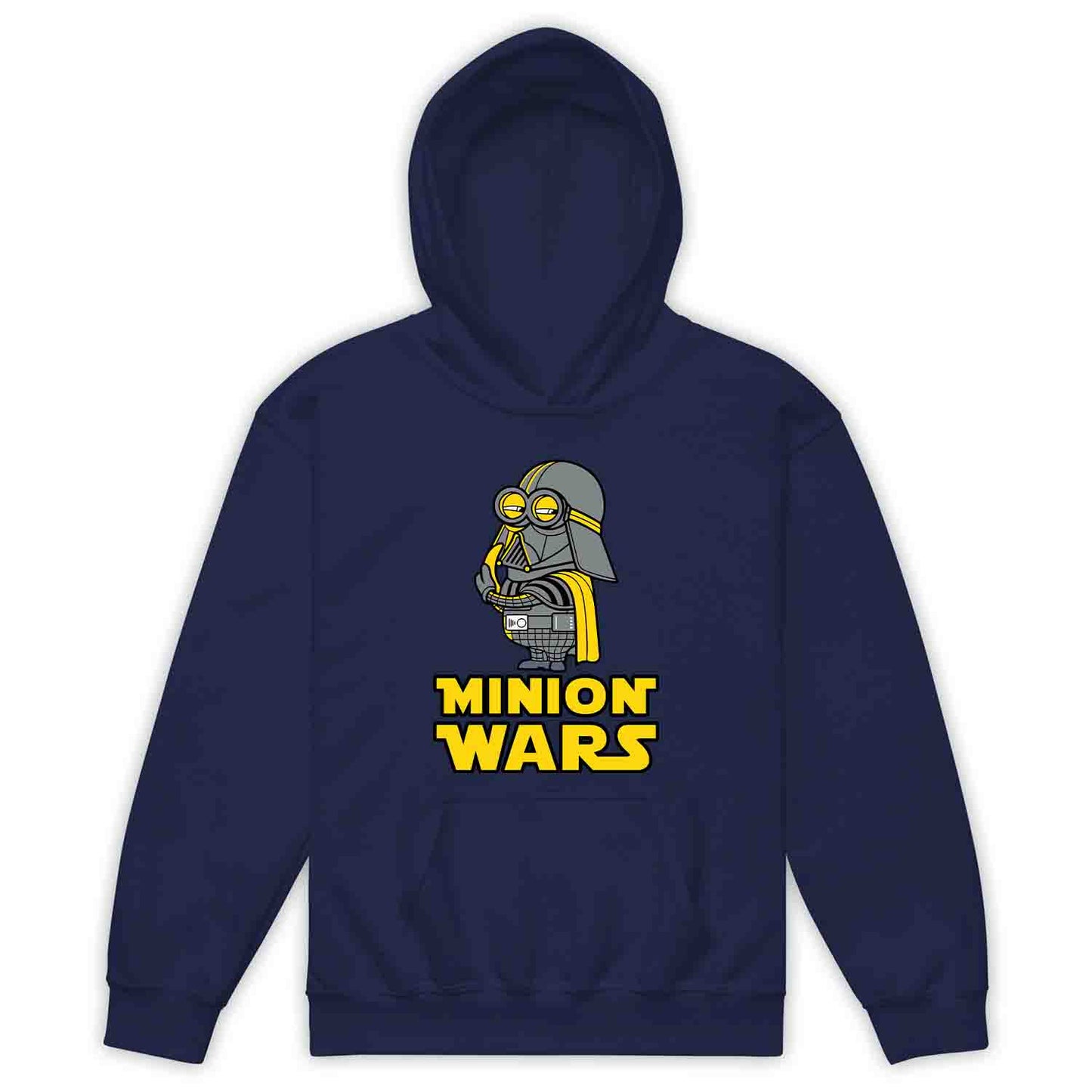 Funny Darth Vader Minion Kids T-Shirt, Hoodie & Jumper – Star Wars x Minions Crossover Gift | PRODUCT CODE: MQWENMS