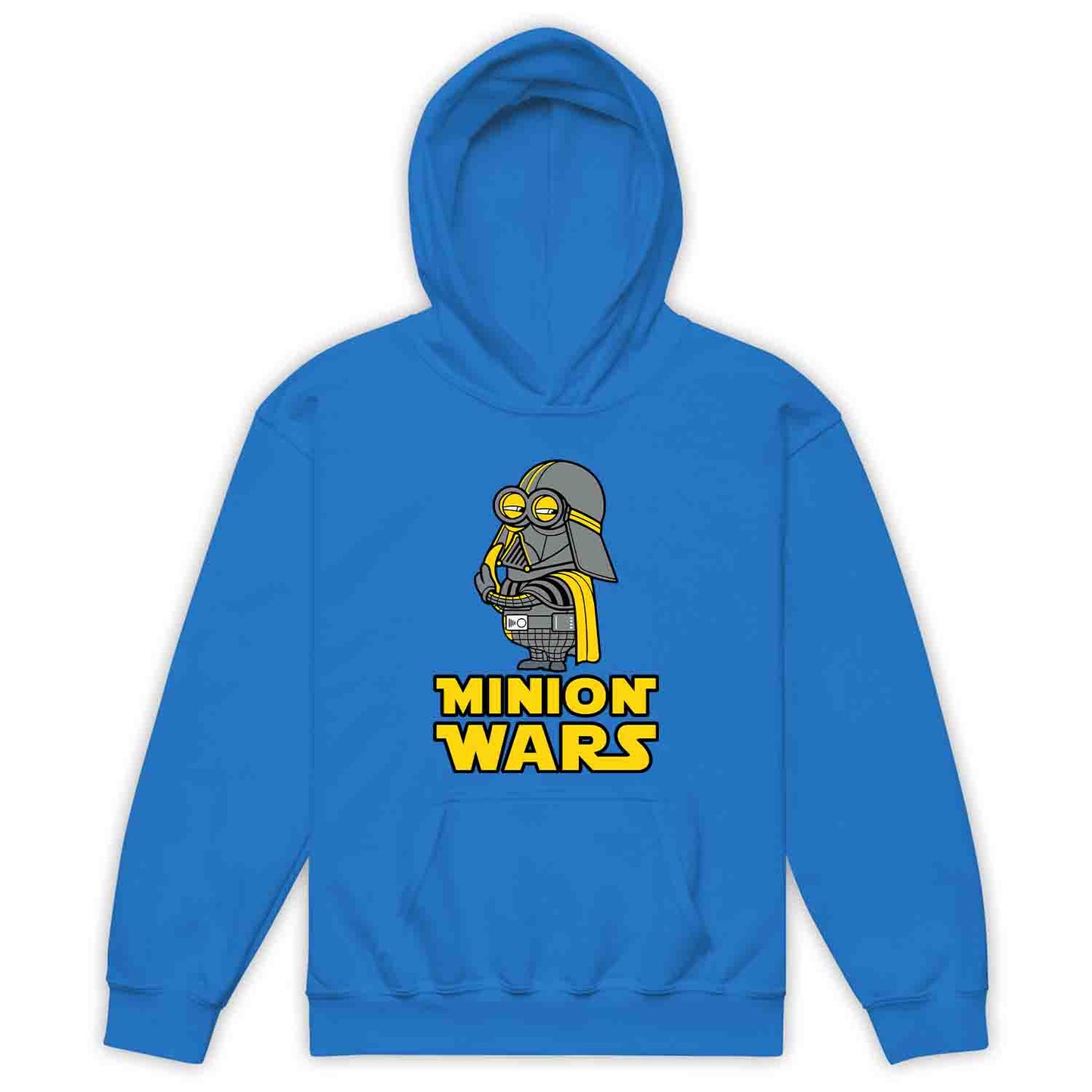 Funny Darth Vader Minion Kids T-Shirt, Hoodie & Jumper – Star Wars x Minions Crossover Gift | PRODUCT CODE: MQWENMS