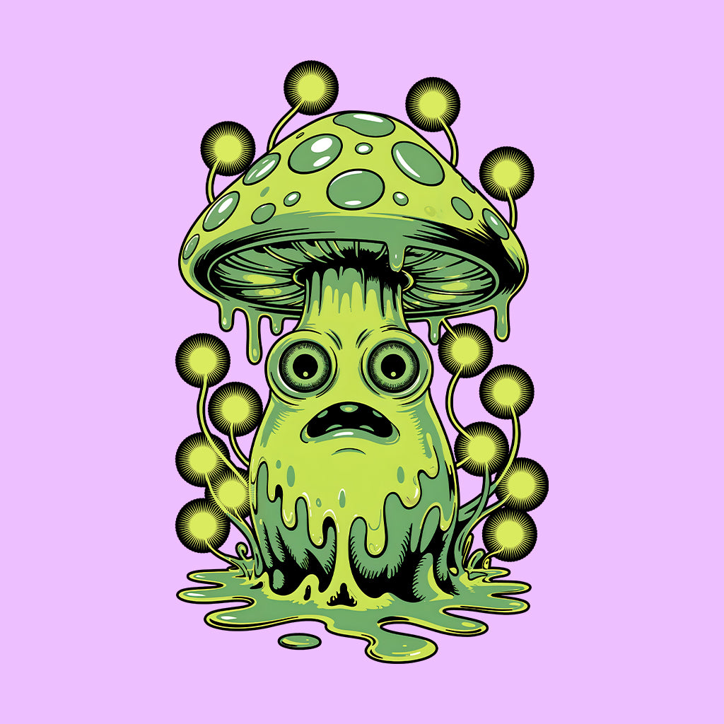 Mutant Mushroom Slime T-Shirt, Psychedelic Sweatshirt & Horror Hoodie | PRODUCT CODE: MQWETYIASLX