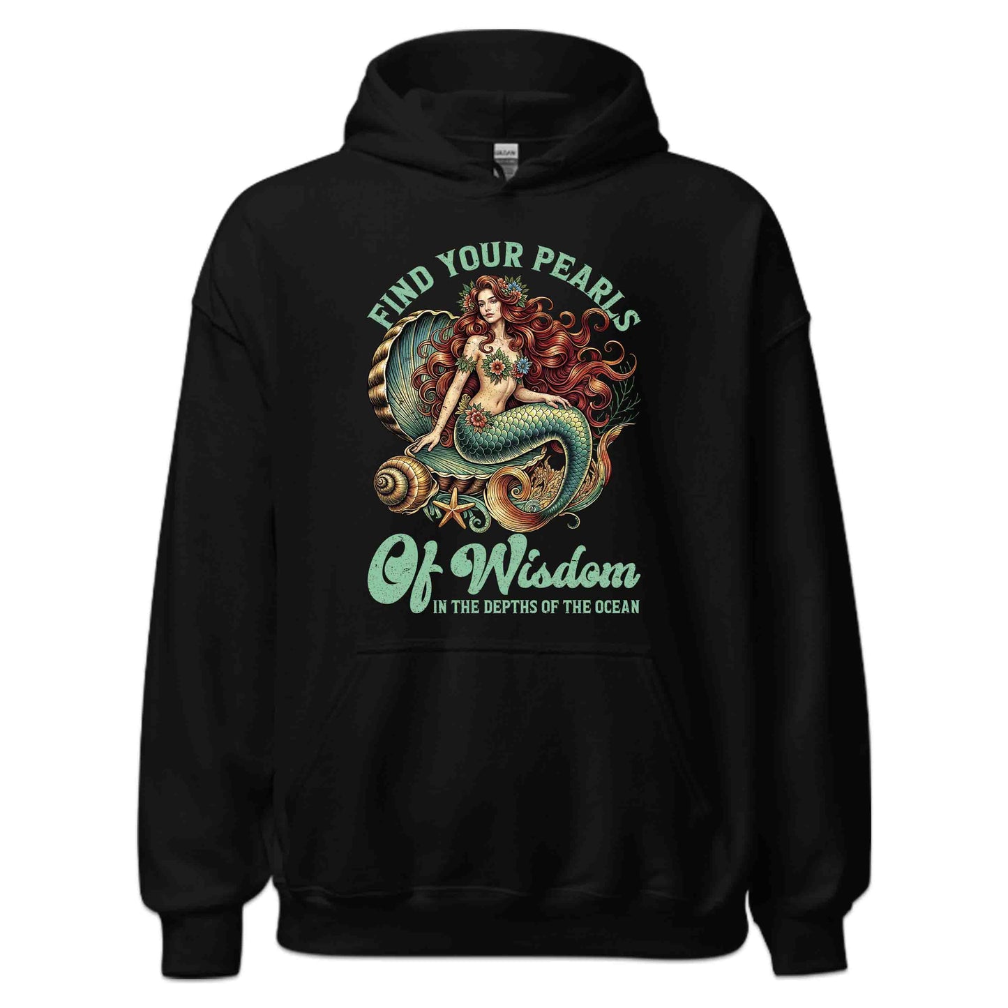Mermaid Wisdom Mystical Ocean Inspiring Quote Fantasy Lovers | PRODUCT CODE: MRDMWSFNICO