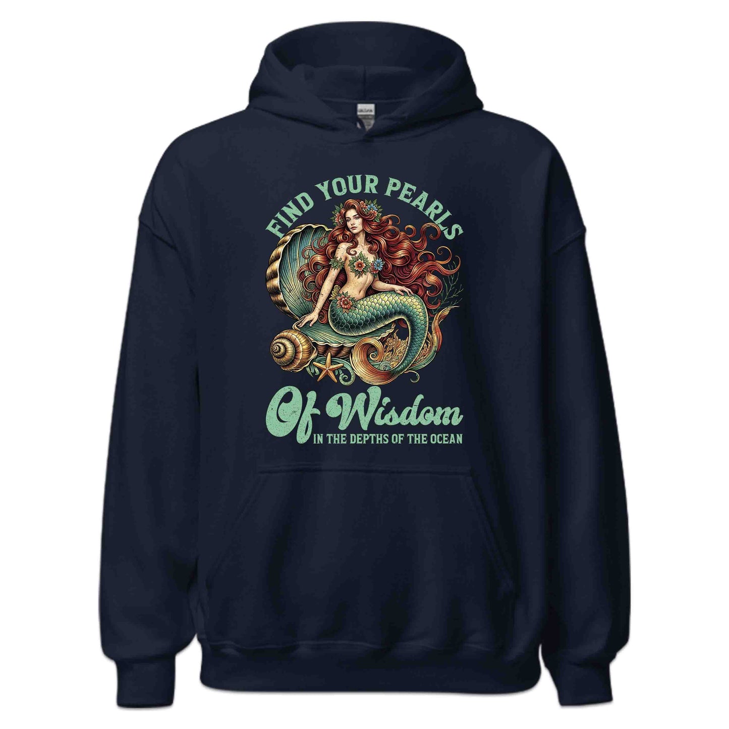 Mermaid Wisdom Mystical Ocean Inspiring Quote Fantasy Lovers | PRODUCT CODE: MRDMWSFNICO